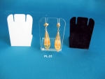 Winkel f�r 1 Paar Ohrringe, schwarz/wei�