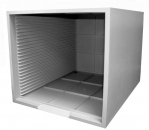 Warenblock, leer, mit Rillenw�nden