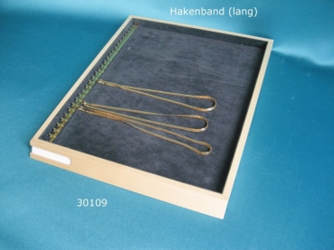 Hakenband (lang), Höhe 30 mm (Muster)