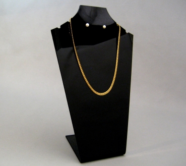 Necklet, flat front, 300 mm, black