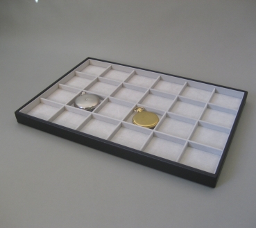 Tray with 24 compartments