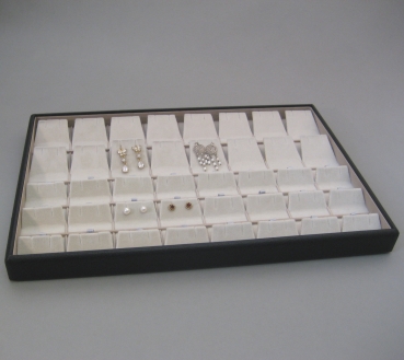 Tray for earrings, 40 pads