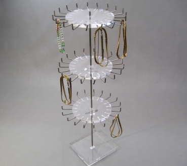 Necklace stand with 57 hooks, 500 mm